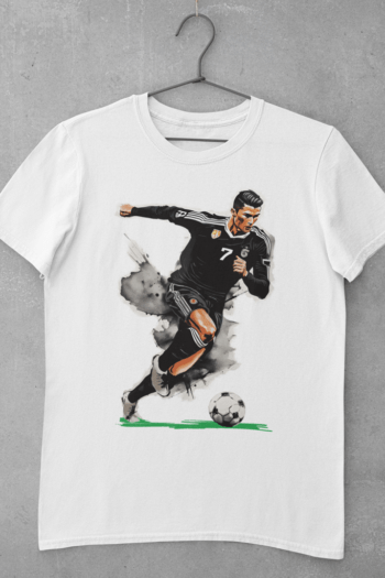 Mercurial - CR7 t shirt with original painting of Ronaldo