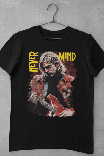 Never Mind - Nirvana t shirt featuring acrylic artwork