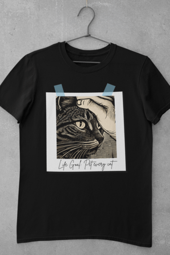 Pet Every Cat - funny cat t shirt with original artwork