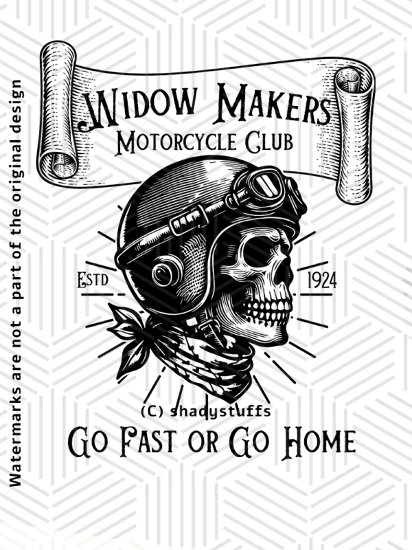 A rude biker t shirt design featuring a biker skull and vintage aesthetics